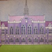 Fenton_town_hall_with_spire_card