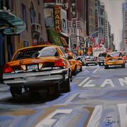 Lane_fire_80x80cm_acryl_leinwand_card