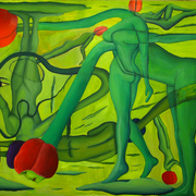 Large_t_bathers_variations_of_green_no_1_card