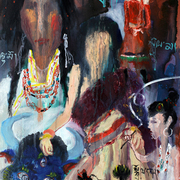 __zhou_tao_____ajia_impression_______oil_and_acrylic__on_canvas_56x36cm_2010_card