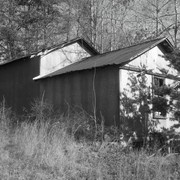 Angled_tin_house_in_black_and_white_card
