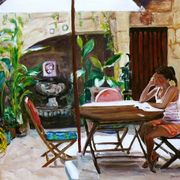 Al_in_the_courtyard_card