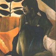 Sitzende_frau_1976_plaka_auf_holz_80x110cm_card