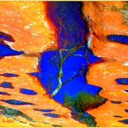 Sandstone_pool_refection__utah_card