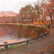 Lake_in_bear_mountin___16x20_card