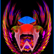 Big-oval-rainboprayng-mantu_card