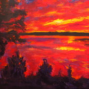 002_sunset_at_the_lake_card