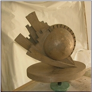 Impatto_globale-_scupture_on_bronze-_35x50x52_card