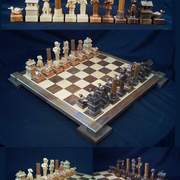 Duck_hunting_chess_set__a_card