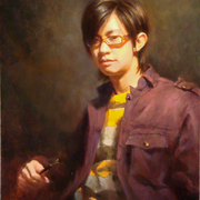 Self-protrait_with_brush_card