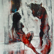 M_dchen_und_stier_2001_card