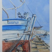 Sozopol_boats_ii_card