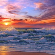 Sunset_-_at__pacific_ocean_california_card