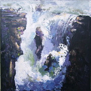 Sunwapta_falls_acrylic_30x30in_card