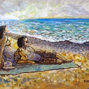 Sunbathing_in_spring_card