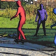 Skateboarders_in_color_card