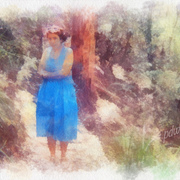 Carol_in_the_dandenongs_card