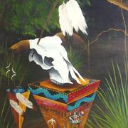 Painting_cow_skull_war_god_card