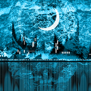 Cityscapenightblue_card