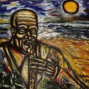 The_sax_player_in_the_sun_card