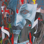 Autoritratto_maschera__60x50_acrilico_su_tela_2011_card