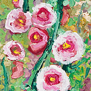 Hollyhocks6215_card