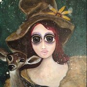 Girl_in_the_flower_hat_card