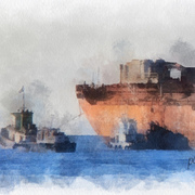 Tug_pulling_freighter_card