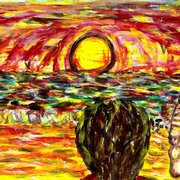Watching_the_sun_set_card