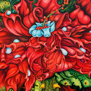 Fishes_in_flower_card