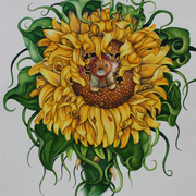 Stuff_bear_in_sunflower_card