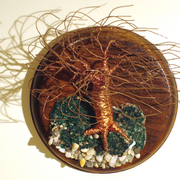 Windswept_on_round_base__wall_art_card