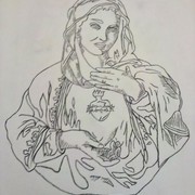 Blessedmotherinprogress_card
