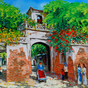 The_old_bridge_-_lam_manh_card