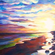 Evening_coast__2__card