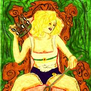 Gwen_sitting_crown_card