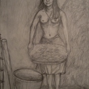 Antonio_cayanan-ifugao_woman_winnowing_rice_2011_9x12_inches_graphite_on_papel_card
