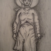 Antonio_cayanan-woman_plnatng_rice_2011_9x12_inches_graphite_on_papel_card
