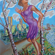 North_woolwich_91_x_121_cms_card