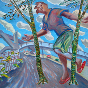 Walkway_at_east_india_82_x_94_cms_card