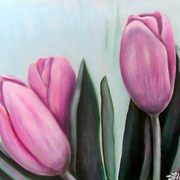 Honey_tulips_card