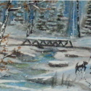 A_walk_in_the_snow_card