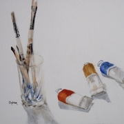 Brushes_and_paint___14_x_18__oil_card