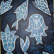 Fish_and_chamsa_bleu_oil_paints_2012_24x18_card