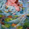 Oksana_zhelisko_water_lily_oil__silver_leaf_on_canvas_10__x20___thumb