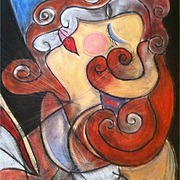 Girl_with_curly_hair__by_yael_burin___________card