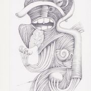 The_actress_19x30_bleistift_2008_card