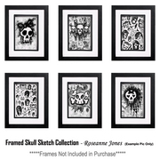 Framedskullsketchcollection_card