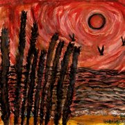 Sun_down_along_the_beach_card