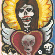 Painting_print_heart_skull_queen2_card